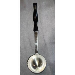 Vtg CUTCO Ladle Spoon Brown Swirl Handle Stainless Steel Cooking Serving